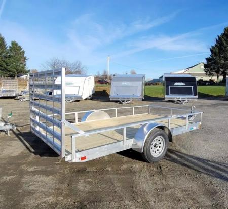 New 2027 CargoPro 80x12 Aluminum Utility Trailer w/ (4) D-Rings