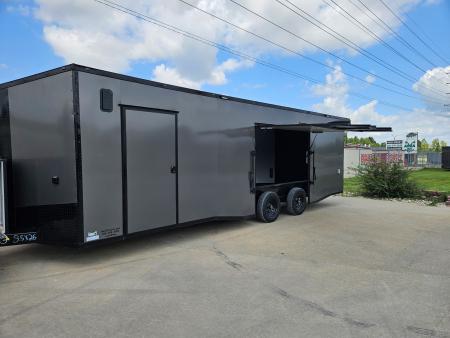 New 2027 Steel Pines Cargo 8.5x26 TA, 7' Interior height, 5.2K axles, .080 polycore, Race Package Bundle Car / Racing Trailer