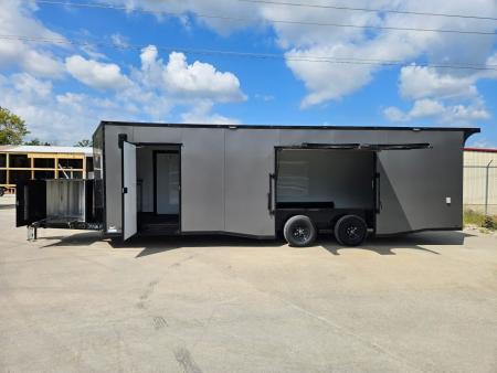 New 2027 Steel Pines Cargo 8.5x26 TA, 7' Interior height, 5.2K axles, .080 polycore, Race Package Bundle Car / Racing Trailer