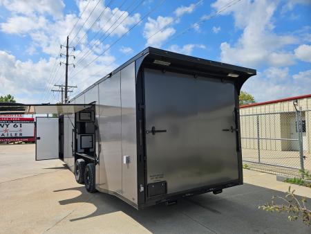 New 2027 Steel Pines Cargo 8.5x26 TA, 7' Interior height, 5.2K axles, .080 polycore, Race Package Bundle Car / Racing Trailer