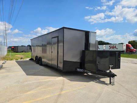 New 2027 Steel Pines Cargo 8.5x26 TA, 7' Interior height, 5.2K axles, .080 polycore, Race Package Bundle Car / Racing Trailer