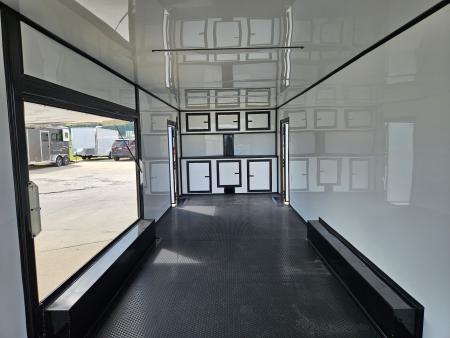 New 2027 Steel Pines Cargo 8.5x26 TA, 7' Interior height, 5.2K axles, .080 polycore, Race Package Bundle Car / Racing Trailer