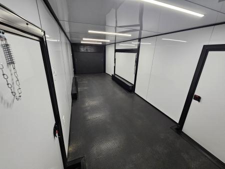 New 2027 Steel Pines Cargo 8.5x26 TA, 7' Interior height, 5.2K axles, .080 polycore, Race Package Bundle Car / Racing Trailer
