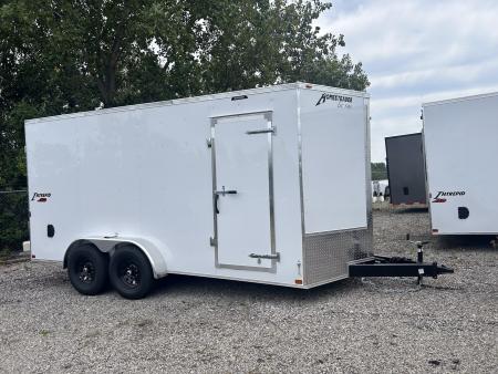 New 2027 Homesteader Trailer INTREPID 7 X 16 FT CARGO TRAILER RAMP DOOR 7 FT INTERIOR POLYCORE GVWR 9950