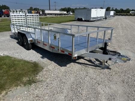 New 2027 Quality Steel and Aluminum 83 x20' HD Aluminum Landscape Utility Trailer