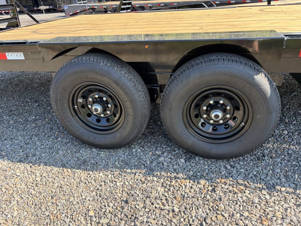 New 2026 Triple Crown Trailers 8.5x24 Heavy Duty Deckover Equipment Trailer, 14K GVWR