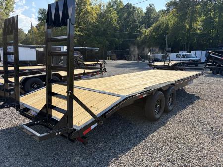 New 2026 Triple Crown Trailers 8.5x24 Heavy Duty Deckover Equipment Trailer, 14K GVWR