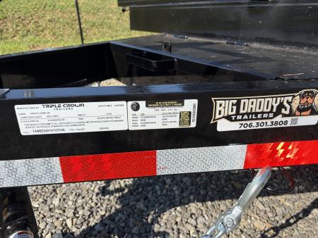 New 2026 Triple Crown Trailers 8.5x24 Heavy Duty Deckover Equipment Trailer, 14K GVWR