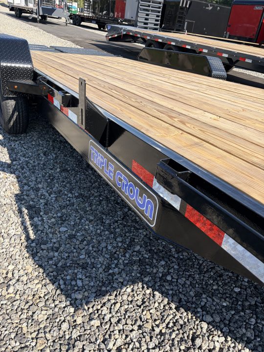 New 2027 Triple Crown 7X20 Equipment Trailer With Mega Ramps, Removable Fender, 14K GVWR