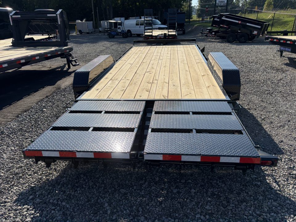 New 2027 Triple Crown 7X20 Equipment Trailer With Mega Ramps, Removable Fender, 14K GVWR