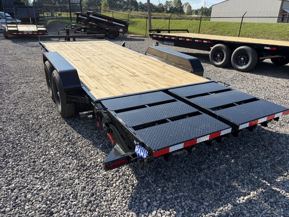 New 2027 Triple Crown 7X20 Equipment Trailer With Mega Ramps, Removable Fender, 14K GVWR