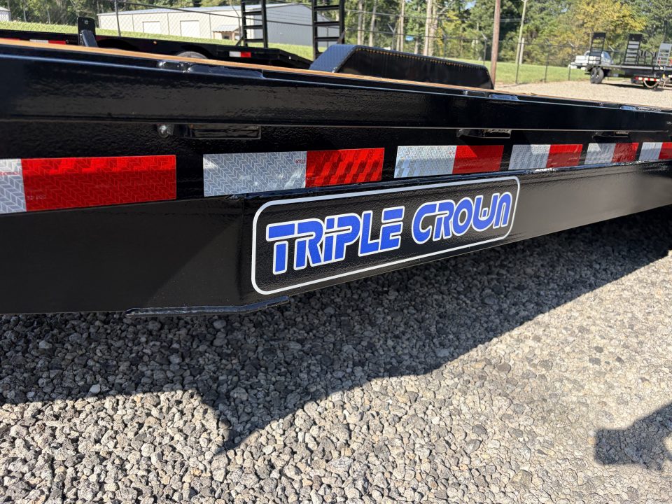 New 2027 Triple Crown 7X20 Equipment Trailer With Mega Ramps, Removable Fender, 14K GVWR