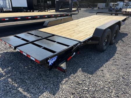 New 2027 Triple Crown 7X20 Equipment Trailer With Mega Ramps, Removable Fender, 14K GVWR