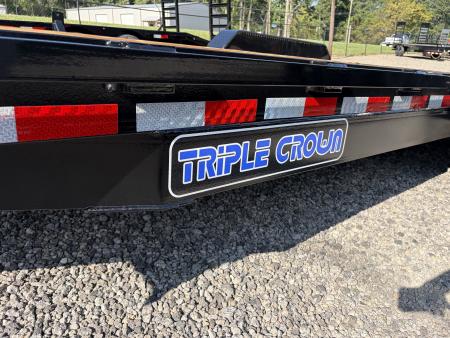New 2027 Triple Crown 7X20 Equipment Trailer With Mega Ramps, Removable Fender, 14K GVWR