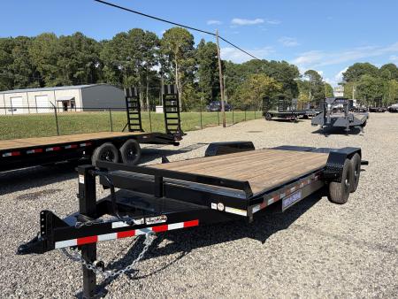 New 2027 Triple Crown 7X20 Equipment Trailer With Mega Ramps, Removable Fender, 14K GVWR