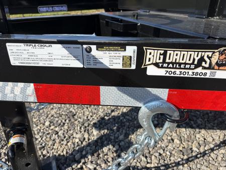 New 2027 Triple Crown 7X20 Equipment Trailer With Mega Ramps, Removable Fender, 14K GVWR
