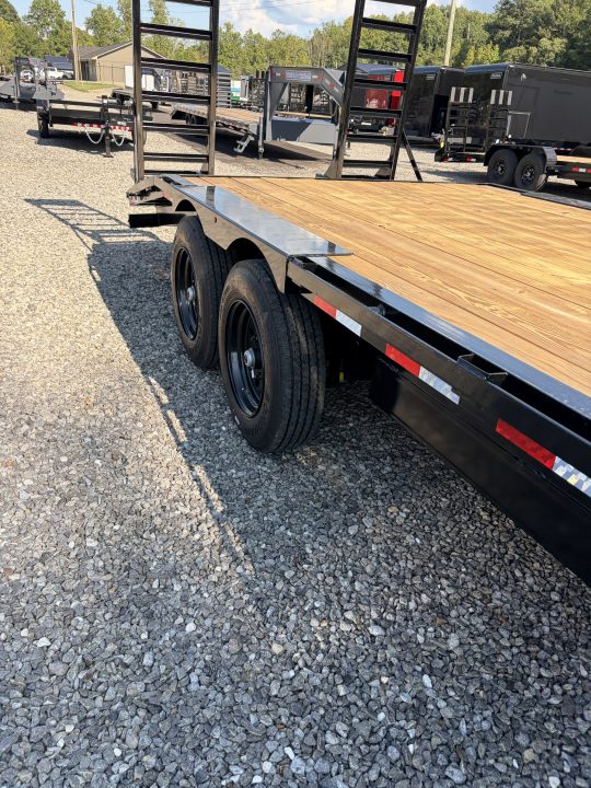 New 2027 Triple Crown 8X20 Heavy Duty Deckover Equipment Trailer, 16K GVWR, 6' Ramps