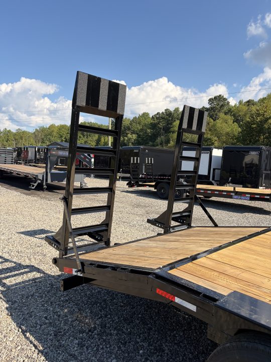 New 2027 Triple Crown 8X20 Heavy Duty Deckover Equipment Trailer, 16K GVWR, 6' Ramps