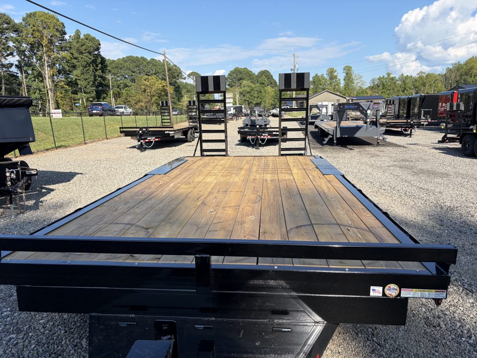 New 2027 Triple Crown 8X20 Heavy Duty Deckover Equipment Trailer, 16K GVWR, 6' Ramps