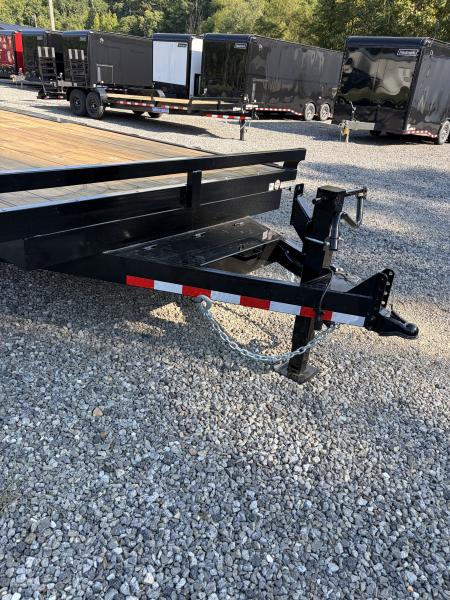 New 2027 Triple Crown 8X20 Heavy Duty Deckover Equipment Trailer, 16K GVWR, 6' Ramps