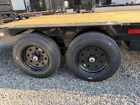 New 2027 Triple Crown 8X20 Heavy Duty Deckover Equipment Trailer, 16K GVWR, 6' Ramps