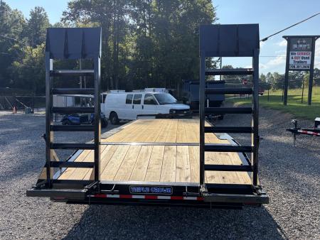 New 2027 Triple Crown 8X20 Heavy Duty Deckover Equipment Trailer, 16K GVWR, 6' Ramps
