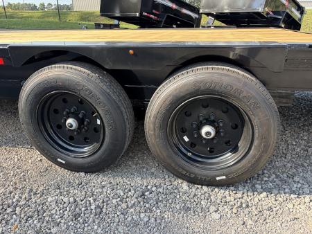 New 2027 Triple Crown 8X20 Heavy Duty Deckover Equipment Trailer, 16K GVWR, 6' Ramps