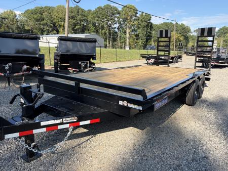 New 2027 Triple Crown 8X20 Heavy Duty Deckover Equipment Trailer, 16K GVWR, 6' Ramps