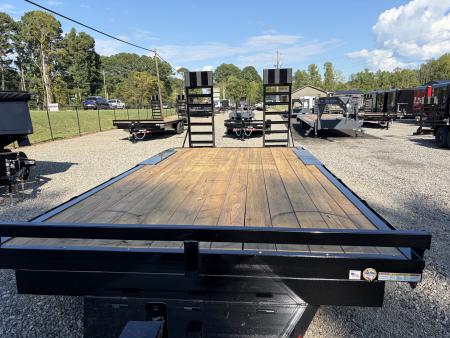 New 2027 Triple Crown 8X20 Heavy Duty Deckover Equipment Trailer, 16K GVWR, 6' Ramps