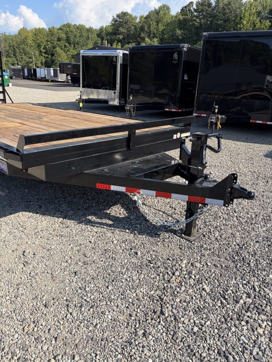 New 2027 Triple Crown 8X20 Heavy Duty Deckover Equipment Trailer, 16K GVWR, 6' Ramps