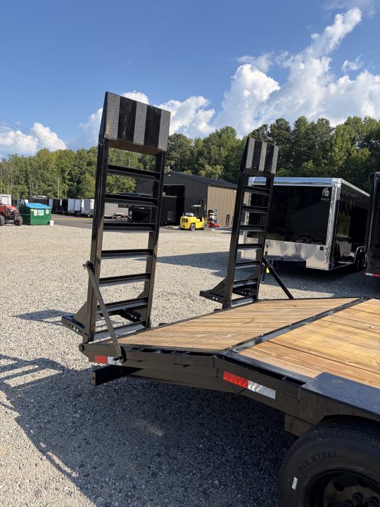 New 2027 Triple Crown 8X20 Heavy Duty Deckover Equipment Trailer, 16K GVWR, 6' Ramps