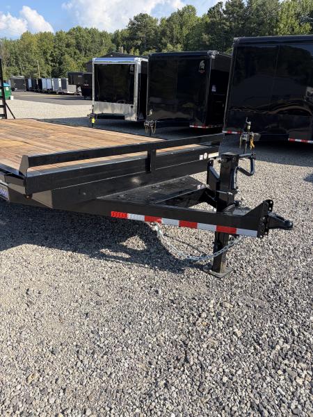 New 2027 Triple Crown 8X20 Heavy Duty Deckover Equipment Trailer, 16K GVWR, 6' Ramps