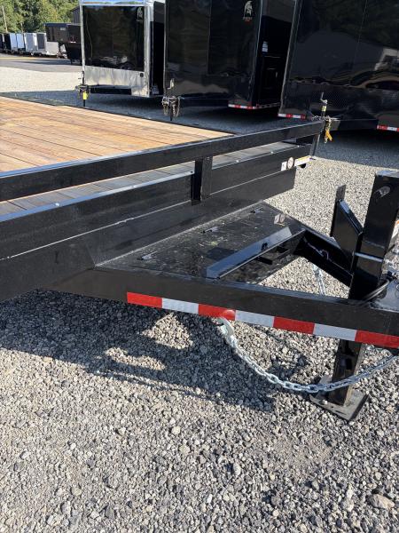 New 2027 Triple Crown 8X20 Heavy Duty Deckover Equipment Trailer, 16K GVWR, 6' Ramps