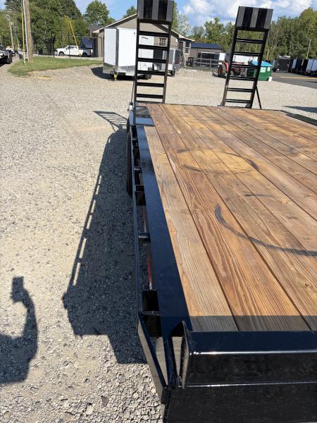 New 2027 Triple Crown 8X20 Heavy Duty Deckover Equipment Trailer, 16K GVWR, 6' Ramps