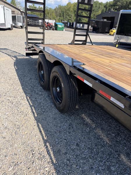 New 2027 Triple Crown 8X20 Heavy Duty Deckover Equipment Trailer, 16K GVWR, 6' Ramps