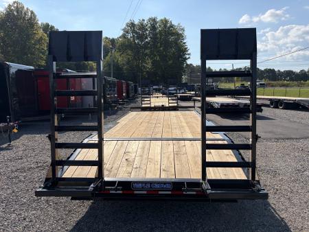 New 2027 Triple Crown 8X20 Heavy Duty Deckover Equipment Trailer, 16K GVWR, 6' Ramps