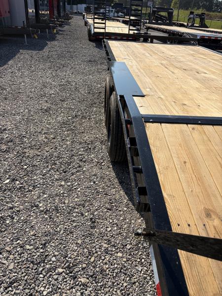 New 2027 Triple Crown 8X20 Heavy Duty Deckover Equipment Trailer, 16K GVWR, 6' Ramps
