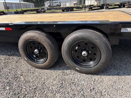 New 2027 Triple Crown 8X20 Heavy Duty Deckover Equipment Trailer, 16K GVWR, 6' Ramps