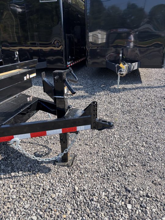 New 2027 Triple Crown 8.5x24 Heavy Duty Deckover Equipment Trailer, 16K GVWR, 6' Ramps, Powder-Coated