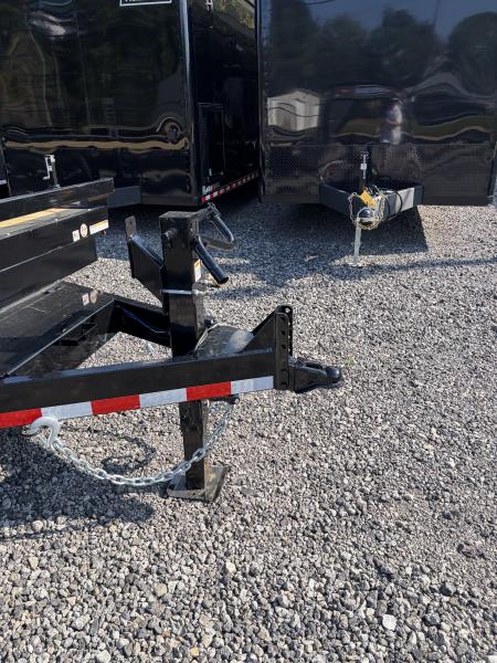 New 2027 Triple Crown 8.5x24 Heavy Duty Deckover Equipment Trailer, 16K GVWR, 6' Ramps, Powder-Coated