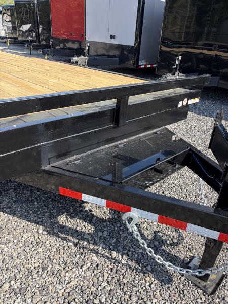 New 2027 Triple Crown 8.5x24 Heavy Duty Deckover Equipment Trailer, 16K GVWR, 6' Ramps, Powder-Coated