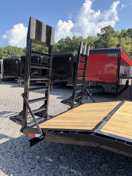 New 2027 Triple Crown 8.5x24 Heavy Duty Deckover Equipment Trailer, 16K GVWR, 6' Ramps, Powder-Coated