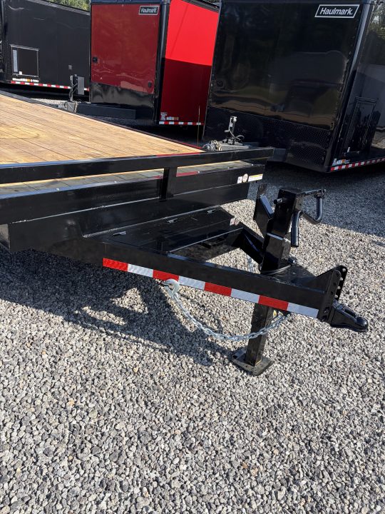 New 2027 Triple Crown 8.5x24 Heavy Duty Deckover Equipment Trailer, 16K GVWR, 6' Ramps, Powder-Coated