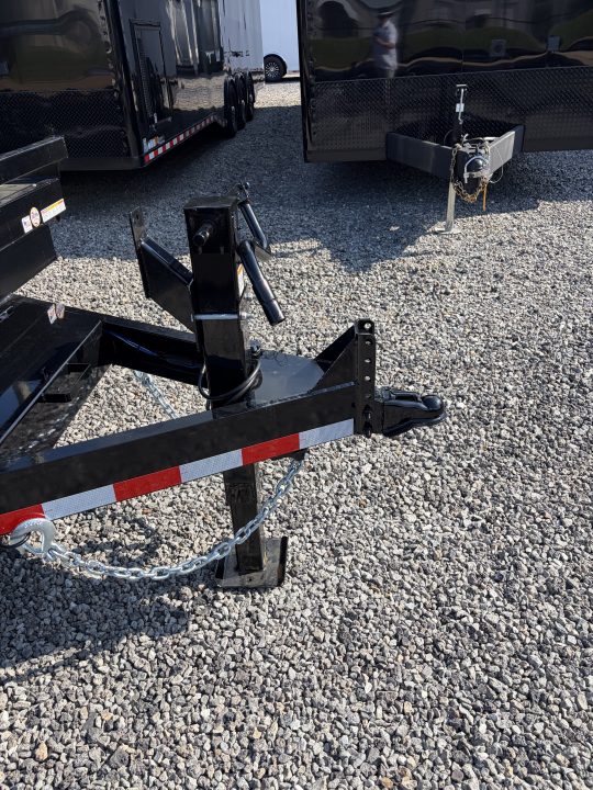 New 2027 Triple Crown 8.5x24 Heavy Duty Deckover Equipment Trailer, 16K GVWR, 6' Ramps, Powder-Coated