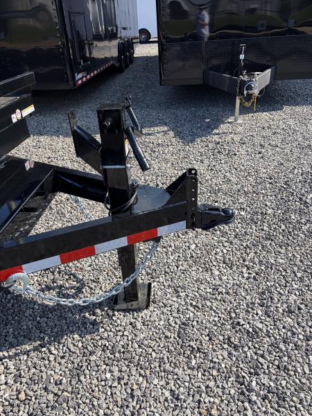 New 2027 Triple Crown 8.5x24 Heavy Duty Deckover Equipment Trailer, 16K GVWR, 6' Ramps, Powder-Coated