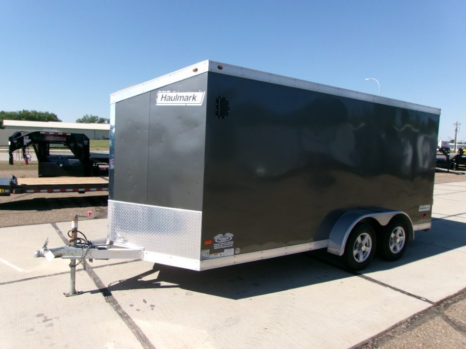 Used 2017 Haulmark HAU7X16WT2 Cargo / Enclosed Trailer