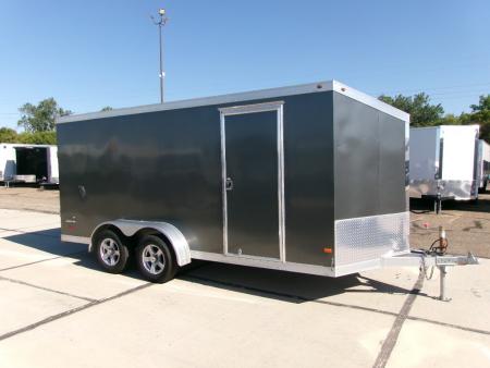 Used 2017 Haulmark HAU7X16WT2 Cargo / Enclosed Trailer