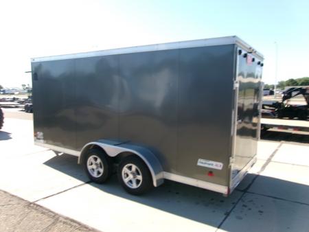 Used 2017 Haulmark HAU7X16WT2 Cargo / Enclosed Trailer