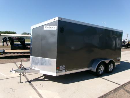 Used 2017 Haulmark HAU7X16WT2 Cargo / Enclosed Trailer