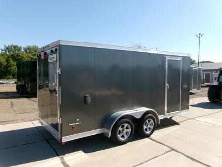Used 2017 Haulmark HAU7X16WT2 Cargo / Enclosed Trailer